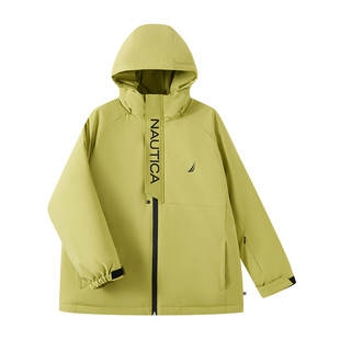 【三防雪壳】NAUTICA童装 男女童冲锋户外秋冬儿童羽绒服大童外衣
