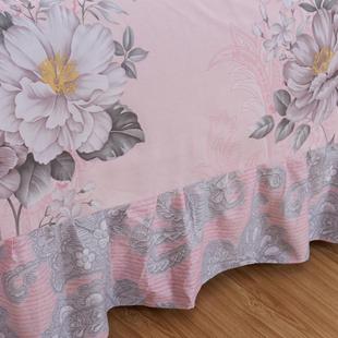 纯棉 韩式 双人 2.0m床 印花 全棉斜纹裸睡床单2.5米x2.7米床单件