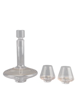 轻奢高档透明玻璃红酒醒酒器摆件