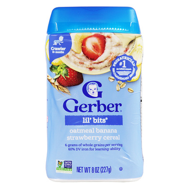 Gerber嘉宝香蕉草莓燕麦米粉
