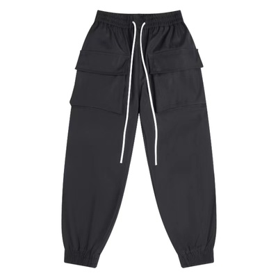 noburger工装裤高街机能束脚裤