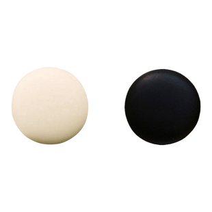 双元围棋 围棋子 精瓷箕子五子棋棋子儿童单双面361粒锦鲤红棋子