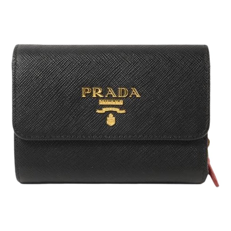 中古Prada普拉达短钱包