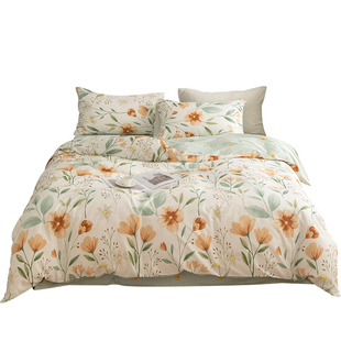 莫凡家纺双层纱100全棉枕套一对装48x74cm纯棉枕头套学生宿舍家用