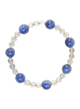 海蓝宝蓝晶石补水转运手链