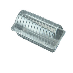 一次性包装盒吸塑 蛋糕带扣西点盒透明食品盒饼干盒DB-333 100个