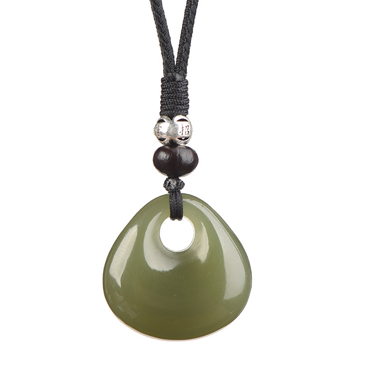 若慕和田玉男女轻奢吊坠