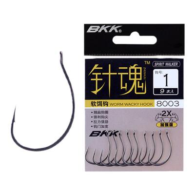 bkk加强8003针魂鲈鱼倒钓泥鳅钩