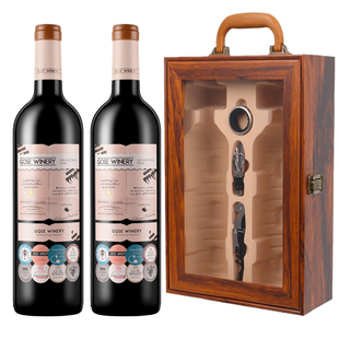 法国进口红酒礼盒装高档木盒干红葡萄酒整箱酒水批发过年节日送礼