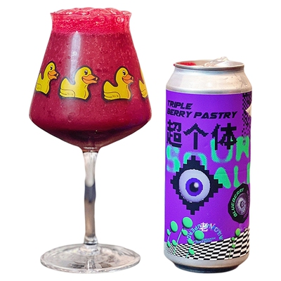 老K纸飞机酿造超个体桃波酸声哈吉密果味果泥酸艾尔精酿啤酒473ml