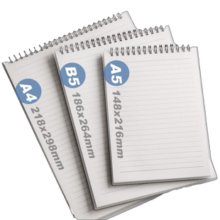 上翻线圈本B5笔记本子大学生简约ins风加厚考研课堂a4大号不硌手上翻式竖翻A5记录记事横线网格本小方格子本