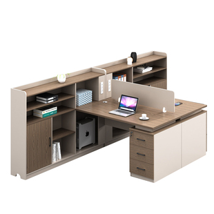 办公桌椅组合简约现代双人面对面员共工位桌办公室财务主管职员桌