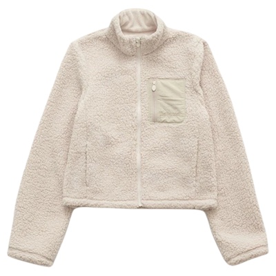 秒发！立领摇粒绒外套韩国25冬季新款口袋设计纯色拉链马甲背心女