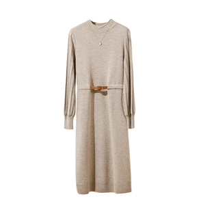 谭飞时装【舒芙蕾羊毛裙】新款秋冬季女装气质好看漂亮连衣裙女