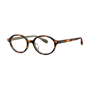 暴龙书呆子近视眼镜框新品玳瑁色椭圆小框镜架可配高度数女BJ3212