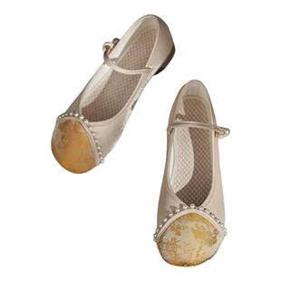 春夏新款配旗袍鞋子老北京布鞋女鞋平底古风绣花鞋新款牛筋底汉服