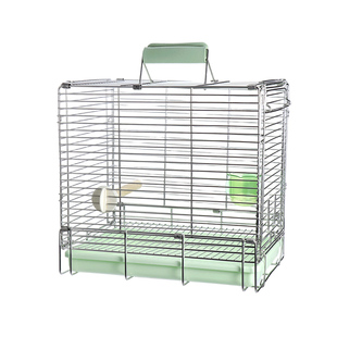 蜜袋鼯笼子加密304不锈钢折叠笼外出便携饲养花枝松鼠龙猫手提笼