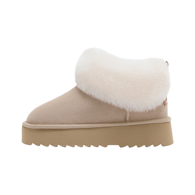 内增高雪地靴女加绒毛毛雪地靴