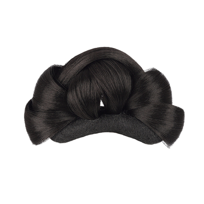 儿童汉服假发一体式全发丝发包古风盘发发髻女童古装头饰唐风发型