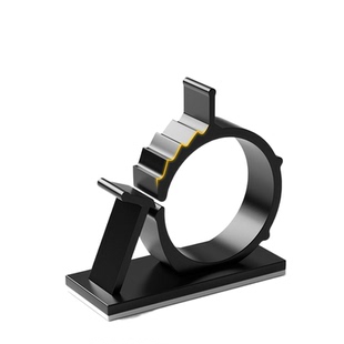 山泽理线神器免打孔桌面墙面贴无痕电线固定卡扣电源数据线整理可调式卡夹绕线器