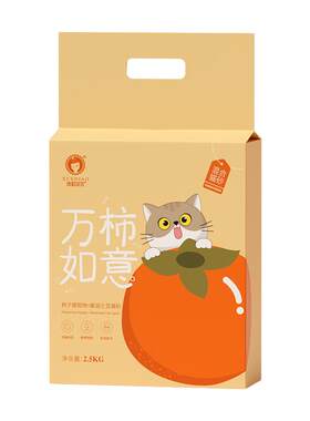 雪貂柿子豆腐猫砂10公斤除臭无尘