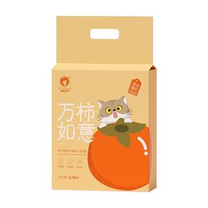 雪貂柿子豆腐猫砂10公斤除臭无尘