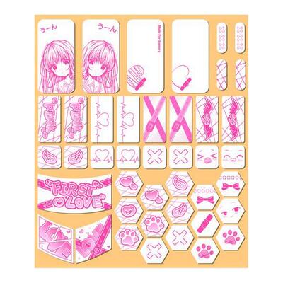 白泽【恋】聚氨酯鼠标防滑贴