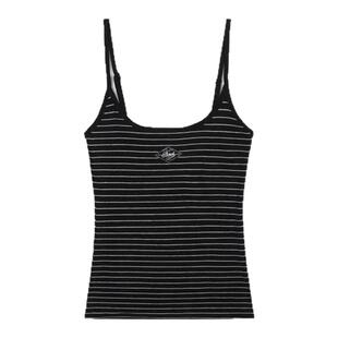 韩国badblood背心吊带女美式辣妹短款条纹内搭修身显瘦外穿上衣