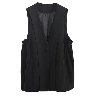 大版西装马甲春季外穿宽松无袖