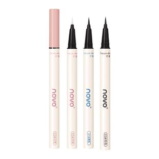 NOVO眼线液笔防水不脱色防汗不晕染持久新手女初学者极细软毛棕色