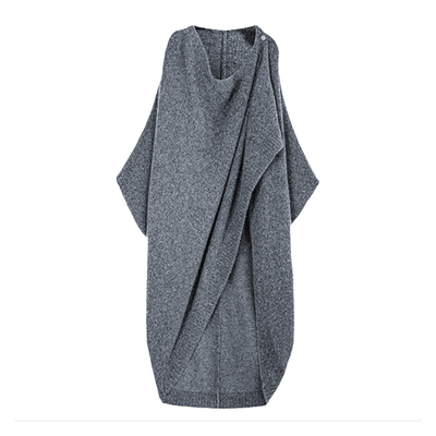 【现货】易梦玲同款灰色针织开衫