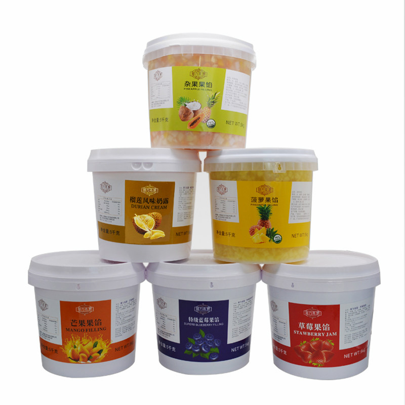 蓝莓菠萝果馅蛋糕面包夹心