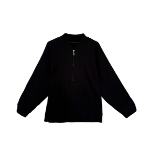 心存真大码女装定制加绒酒瓶领卫衣+胖mm宽松弯刀加厚卫裤套装