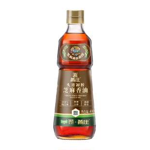 【臻选】燕庄头道初榨芝麻香油400mL*1瓶压榨火锅蘸料凉拌拌面