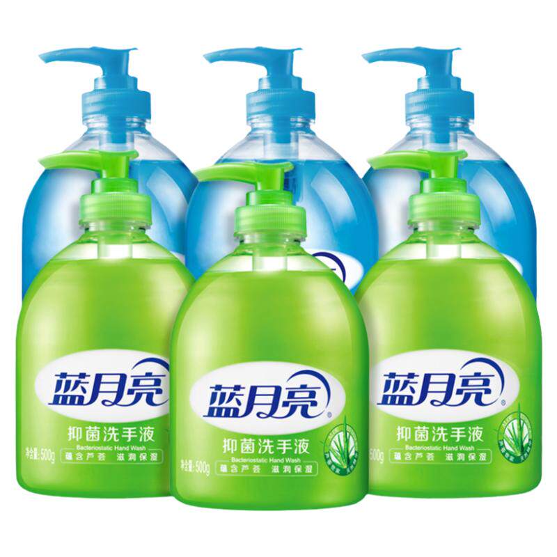 蓝月亮洗手液厨卫分用6瓶混装