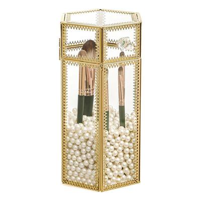 很有面子的玻璃化妆刷收纳筒