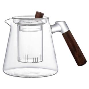 忆壶茶加厚玻璃泡茶壶家用办公室耐高温茶具一人饮大容量泡茶器具