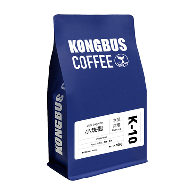 空杯巴士的小法棍意式拼配咖啡豆美式拼配低酸油脂王可现磨粉1KG