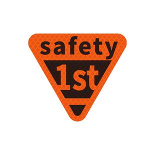 3M钻石级反光贴汽车划痕遮挡遮盖电动车头盔防撞警示贴safety1st