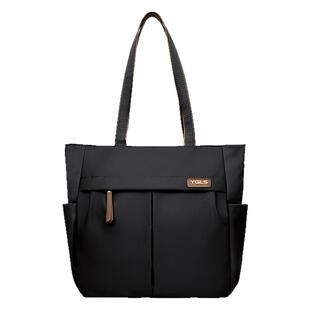 托特包女2025秋冬新款帆布通勤大容量单肩包手提大包大学生上课包