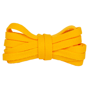 黄色鞋带适配小白鞋女米白色柠檬黄扁平高低帮帆布运动鞋百搭鞋