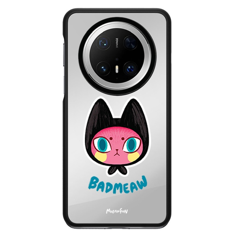 Badmeaw蝙蝠猫咪适用于HUAWEI华为mate 80 Pro Max手机壳防摔Mate70Pro/60Pro+手机壳磁吸保护套