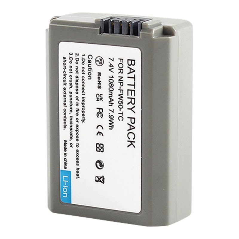 NP-FW50电池适用索尼ILCE-7 7M2 7R 7RM2 7R  7SM2 5100 5N C口充