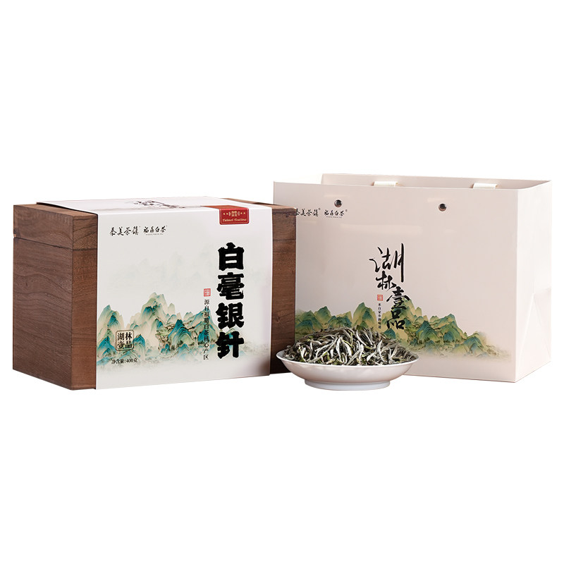 泰美茶镇2026年一级白毫银针400g
