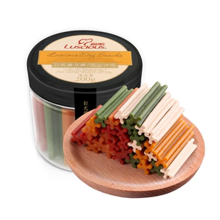 路斯爱犬磨牙棒牛肉鸡肉味狗狗洁齿粒骨泰迪金毛宠物零食咬胶