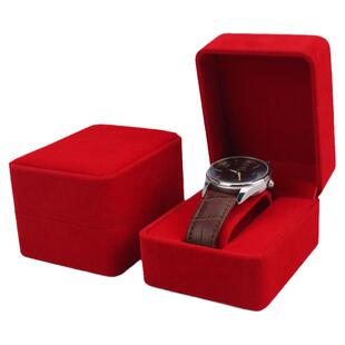 绒布手表盒收纳收藏礼品盒表带盒表链展示盒植绒首饰盒定制印LOGO