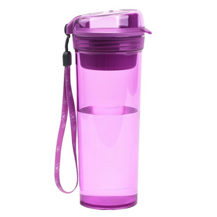 特百惠 400ml晶彩茶韵防漏随心杯 运动水杯男女士儿童便携水杯