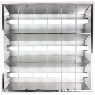 雷士照明600x600平板灯led格栅灯盘集成吊顶平板嵌入式办公室灯具