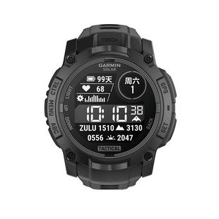 【自营】【新品】Garmin佳明本能Instinct3 Tactical战术版智能户外运动腕表太阳能长续航手电筒