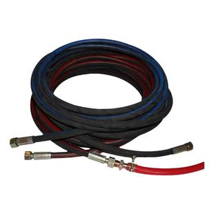 高压带钢丝氧气管焊割工业用6mm乙炔煤气管耐烫耐磨气割枪软管
